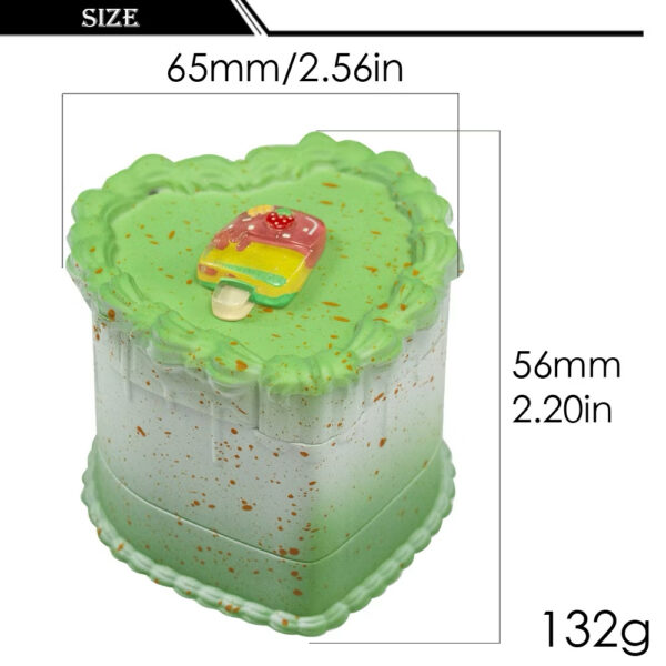 彩色蛋糕造型 - 金屬研磨器