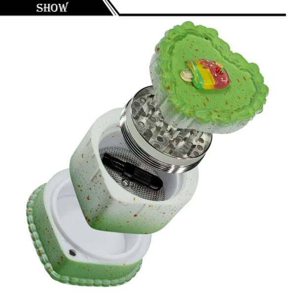 彩色蛋糕造型 - 金屬研磨器