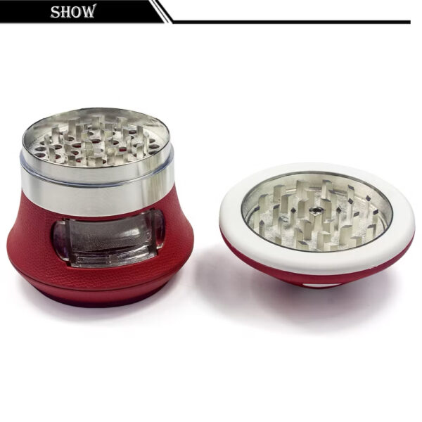 帶抽屜的蘑菇造型- 金屬研磨器