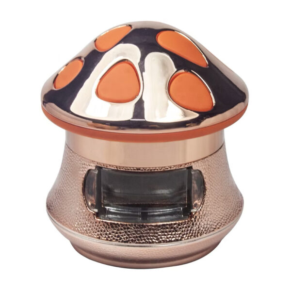 帶抽屜的蘑菇造型- 金屬研磨器