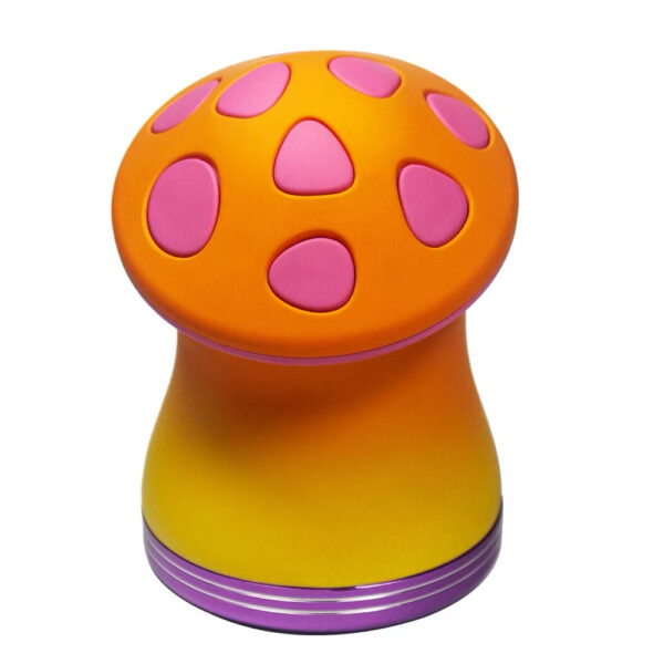 多彩蘑菇漸變色 - 金屬研磨器