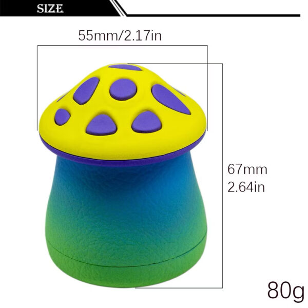 蘑菇研磨器 - 金屬研磨器