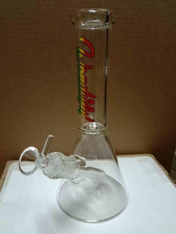 24cm透明玻璃水烟壶