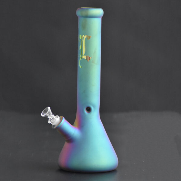 36cm漸變色玻璃水烟壶BONG