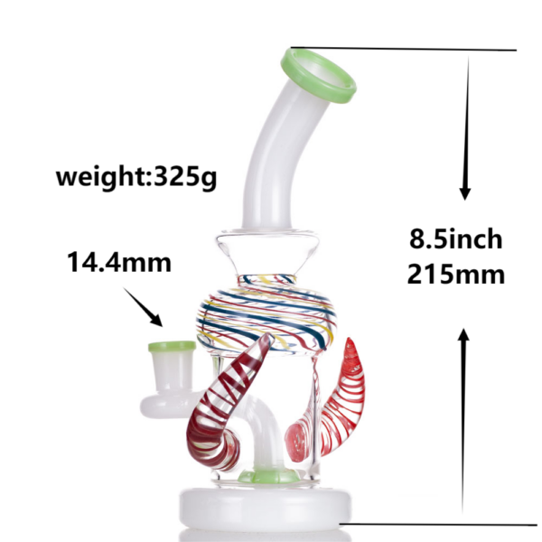 21cm手工兩用加厚玻璃BONG