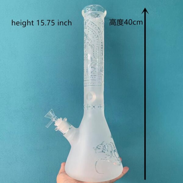 40cm手工噴砂過濾BONG