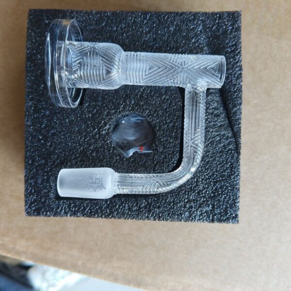 手工磨砂玻璃烟锅