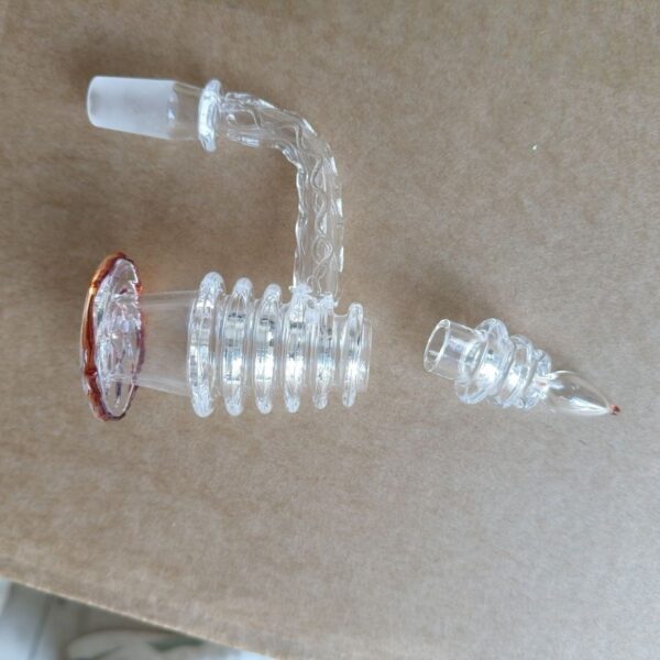 手工磨砂玻璃烟锅